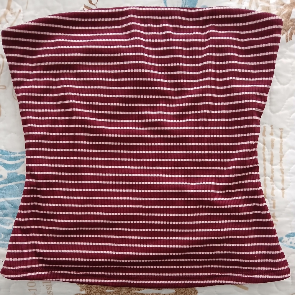 Keep It Chill Striped Tube Top